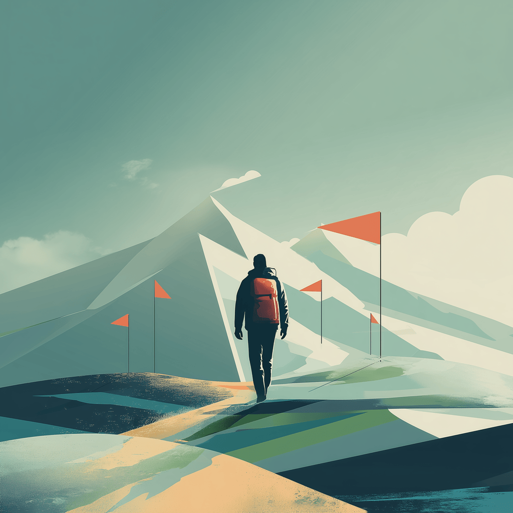 Confident professional by office window representing clarity and success in life